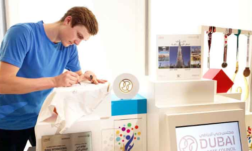 വിക്​ടർ അക്​സൽസണി​െൻറ ഒളിമ്പിക്​ വിജയാഘോഷം ദുബൈയിൽ