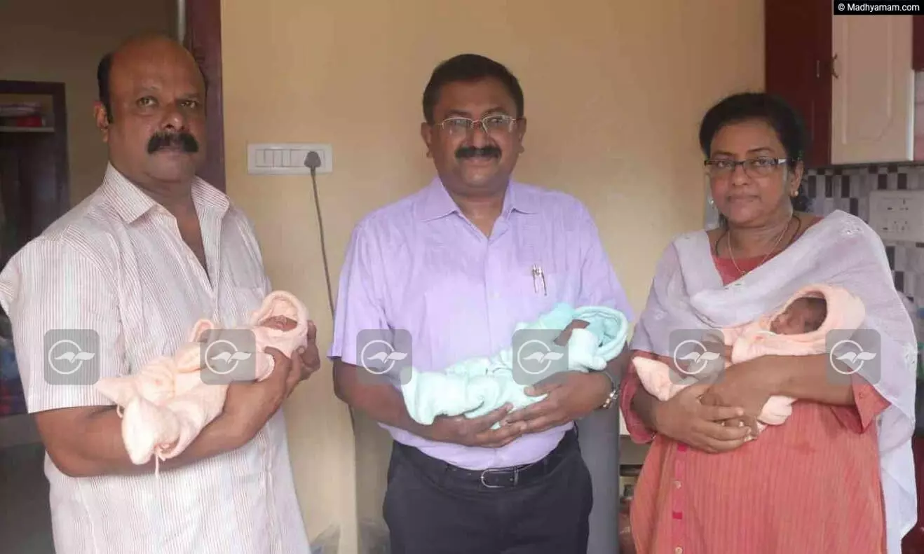 മൂന്നരപതിറ്റാണ്ടിന്റെ കാത്തിരിപ്പിനൊടുവിൽ 55 കാരിക്ക് പിറന്നത് മൂന്ന് കൺമണികൾ മൂന്നരപതിറ്റാണ്ടിന്റെ കാത്തിരിപ്പിനൊടുവിൽ 55 കാരിക്ക് പിറന്നത് മൂന്ന് കൺമണികൾ