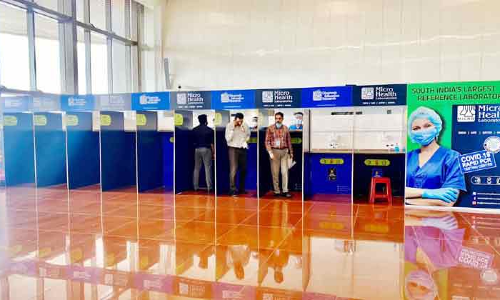 വിമാനത്താവളങ്ങളിൽ റാപിഡ്​ പരിശോധന സൗകര്യം തയാർ