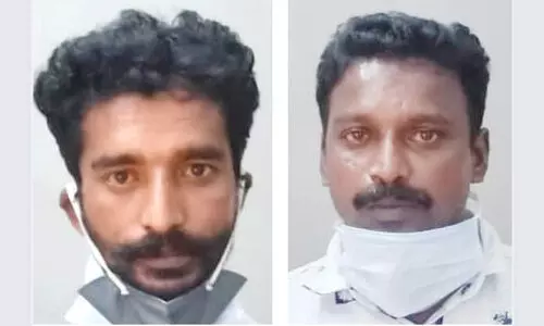 പന്നി​യെ കുടുക്കാൻ വെച്ച പടക്കം കടിച്ച് നായ്​ക്കൾ ചത്ത സംഭവം: രണ്ടുപേർ അറസ്​റ്റിൽ