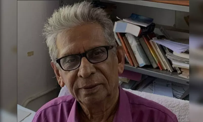 പ്രമുഖ സാഹിത്യ നിരൂപകൻ പ്രഫ. വി. സുകുമാരന് നിര്യാതനായി പ്രമുഖ സാഹിത്യ നിരൂപകൻ പ്രഫ. വി. സുകുമാരന് നിര്യാതനായി