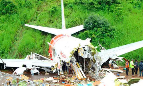 ദു​ര​ന്ത സ്​​മാ​ര​ക​മാ​യി വി​മാ​നാ​വ​ശി​ഷ്​​ടം