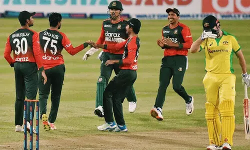 തുടർച്ചയായ മൂന്നാം ജയം; ആസ്​ട്രേലിയക്കെതിരെ ആദ്യ പരമ്പര ​ജയവുമായി ചരിത്രമെഴുതി ബംഗ്ലദേശ്​