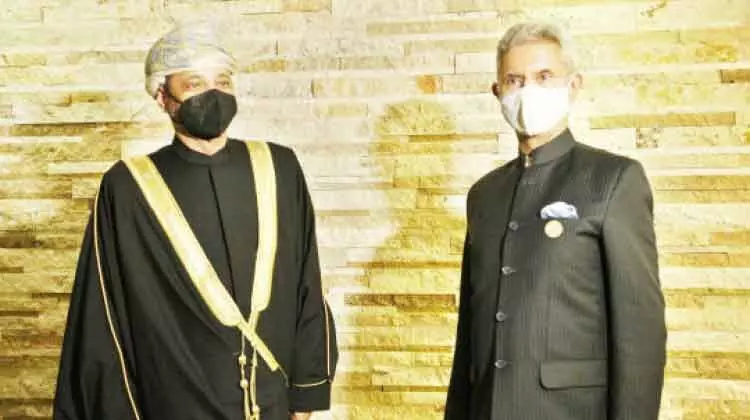 ഇന്ത്യ-ഒമാൻ വിദേശകാര്യ മന്ത്രിമാർ ചർച്ച നടത്തി