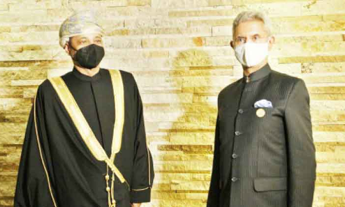 ഇന്ത്യ-ഒമാൻ വിദേശകാര്യ മന്ത്രിമാർ ചർച്ച നടത്തി