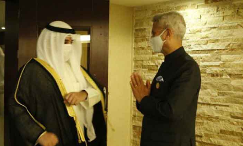 ഇന്ത്യ, കുവൈത്ത്​ വിദേശകാര്യ മന്ത്രിമാർ കൂടിക്കാഴ്​ച നടത്തി