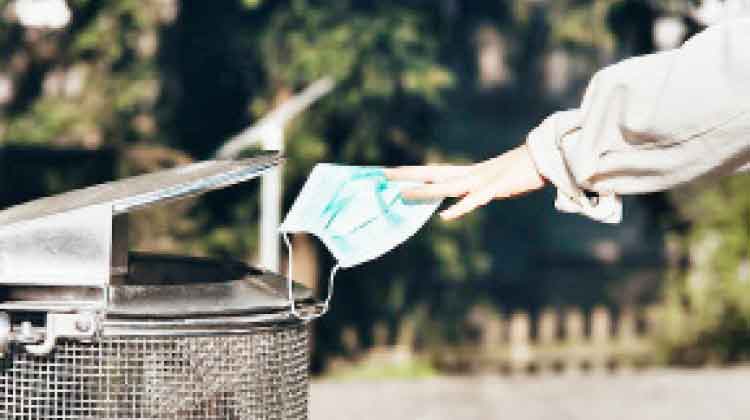 ഉപയോഗിച്ച മാസ്​ക്​ തോന്നിയപോലെ വലിച്ചെറിയരുത്