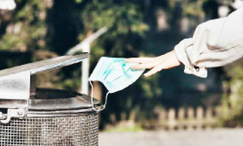 ഉപയോഗിച്ച മാസ്​ക്​ തോന്നിയപോലെ വലിച്ചെറിയരുത്