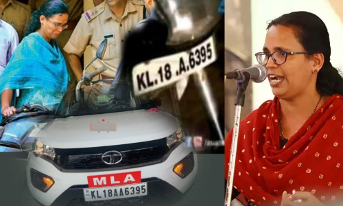കെ.കെ. രമയുടെ എം.എൽ.എ വാഹനത്തിന് ടി.പിയുടെ ബൈക്കിന്‍റെ നമ്പർ
