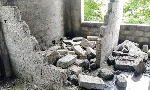 ലൈഫ് മിഷൻ ഫ്ലാറ്റിൽ സാമൂഹികവിരുദ്ധരുടെ അഴിഞ്ഞാട്ടം