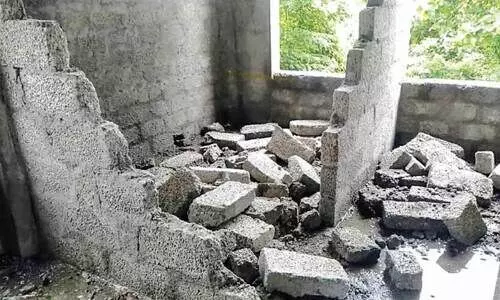 ലൈഫ് മിഷൻ ഫ്ലാറ്റിൽ സാമൂഹികവിരുദ്ധരുടെ അഴിഞ്ഞാട്ടം