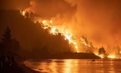 greece wildfire