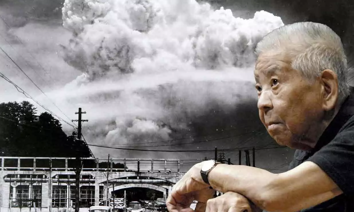 ഹിരോഷിമയും നാഗസാക്കിയും കൊല്ലാതെവിട്ട സുറ്റോമു യമഗൂച്ചി ഹിരോഷിമയും നാഗസാക്കിയും കൊല്ലാതെവിട്ട സുറ്റോമു യമഗൂച്ചി