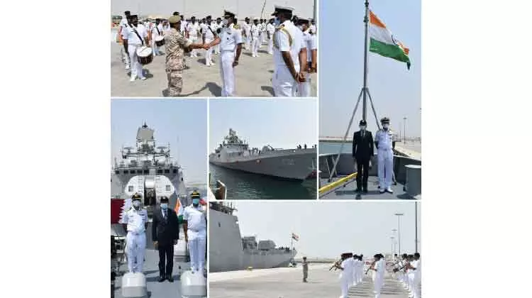 ഐ.എൻ.എസ്​ ത്രികാന്ത്​ എത്തി; ദോഹയിൽ ഇന്ത്യ-ഖത്തർ സൈനികാഭ്യാസം