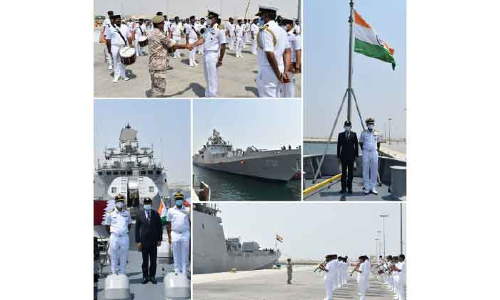 ഐ.എൻ.എസ്​ ത്രികാന്ത്​ എത്തി; ദോഹയിൽ ഇന്ത്യ-ഖത്തർ സൈനികാഭ്യാസം