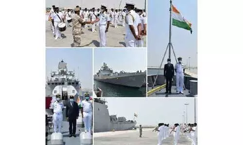 ഐ.എൻ.എസ് ത്രികാന്ത് എത്തി; ദോഹയിൽ ഇന്ത്യ-ഖത്തർ സൈനികാഭ്യാസം ഐ.എൻ.എസ് ത്രികാന്ത് എത്തി; ദോഹയിൽ ഇന്ത്യ-ഖത്തർ സൈനികാഭ്യാസം