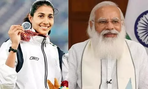 Anju Bobby George, Narendra Modi