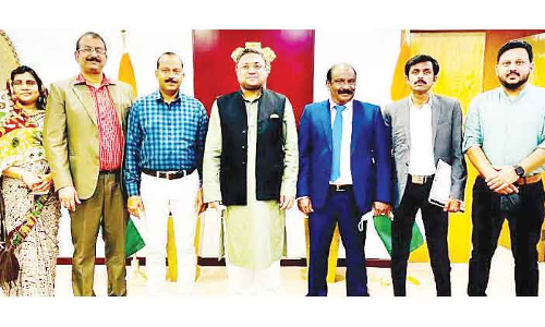 മലപ്പുറം ജില്ല അസോസിയേഷൻ ഭാരവാഹികൾ അംബാസഡറെ സന്ദർശിച്ചു