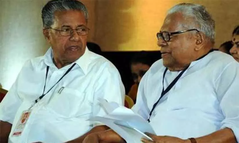 VS And Pinarayi vijayan