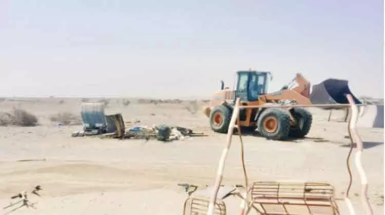 ബാത്തിനയിൽ ഭൂമി ​ൈകയേറ്റങ്ങൾ ഒഴിപ്പിച്ചു