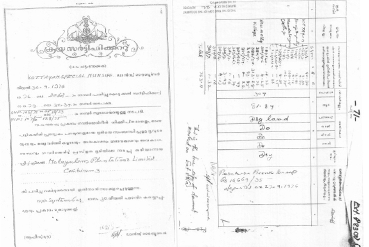 മുണ്ടക്കയം എസ്റ്റേറ്റ് ഹാരിസൺസ് കൈവശം െവക്കുന്നത് വ്യാജപട്ടയത്തിെൻറ മറവിൽ മുണ്ടക്കയം എസ്റ്റേറ്റ് ഹാരിസൺസ് കൈവശം െവക്കുന്നത് വ്യാജപട്ടയത്തിെൻറ മറവിൽ