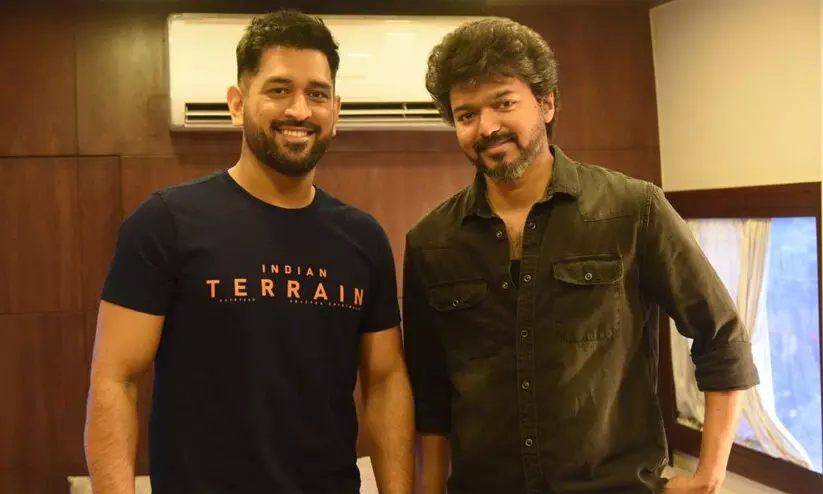 സോഷ്യൽ മീഡിയയിൽ വൈറലായി തല-ദളപതി കൂടിക്കാഴ്​ച്ച