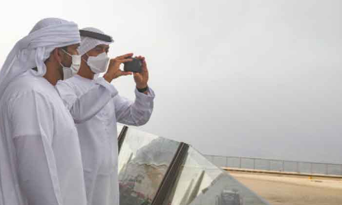 ശൈഖ്​ മുഹമ്മദ്​ ബിൻ സായിദ്​ അൽ സഹബ്​ സന്ദർശിച്ചു