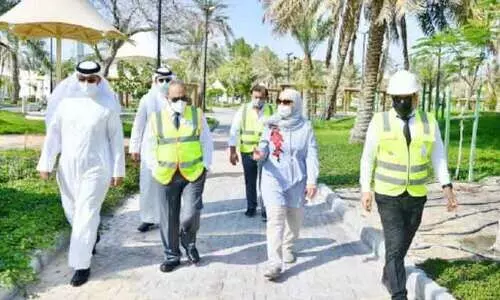 വാ​ട്ട​ർ ഗാ​ർ​ഡ​ൻ വി​ക​സ​ന പ​ദ്ധ​തി പൂ​ർ​ത്തീ​ക​ര​ണ​ത്തി​ലേ​ക്ക്​