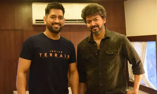 സോഷ്യൽ മീഡിയയിൽ വൈറലായി തല-ദളപതി കൂടിക്കാഴ്​ച്ച