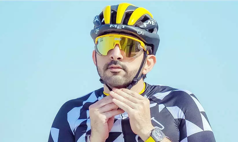 യുവജനദിനത്തിൽ സൈക്ലിങ് പ്രോത്സാഹനവുമായി ശൈഖ് ഹംദാൻ യുവജനദിനത്തിൽ സൈക്ലിങ് പ്രോത്സാഹനവുമായി ശൈഖ് ഹംദാൻ