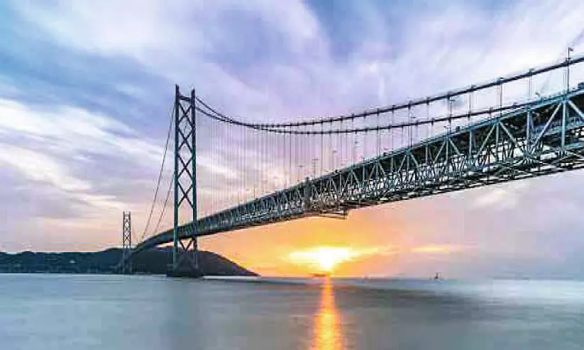 Ponnani Suspension Bridge Procedures in progress Ponnani Suspension Bridge Procedures in progress