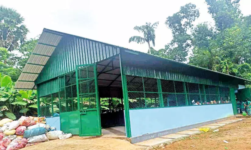 Waste collection center at Ambalappara is ready Inaugural Nov. 15 Waste collection center at Ambalappara is ready Inaugural Nov. 15