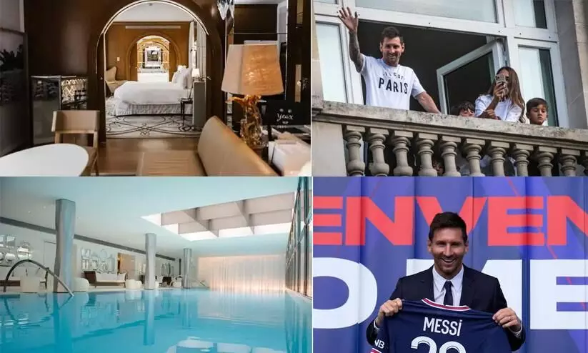 Lionel Messi staying in Rs 17.5 lakhs per night hotel in Paris Pics Viral Lionel Messi staying in Rs 17.5 lakhs per night hotel in Paris Pics Viral