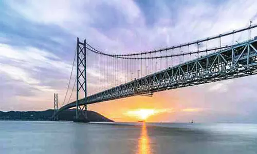 Ponnani Suspension Bridge Procedures in progress