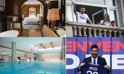 Lionel Messi staying in Rs 17.5 lakhs per night hotel in Paris Pics Viral