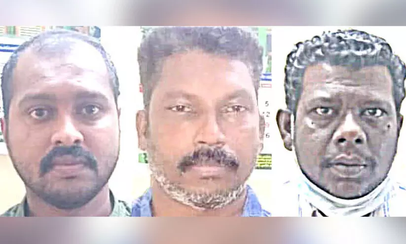 ക്രിമിനല് കേസുകളില്പ്പെട്ട മൂന്നുപേര് പിടിയില് ക്രിമിനല് കേസുകളില്പ്പെട്ട മൂന്നുപേര് പിടിയില്