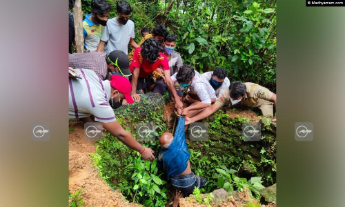 ആ​ക്രി​സാ​ധ​ന​ങ്ങ​ള്‍ തേ​ടി ന​ട​ക്കു​ന്ന​തി​നി​ടെ വൃദ്ധൻ കിണറ്റിലകപ്പെട്ടു
