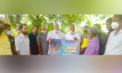 ഇശാന് കൈത്താങ്ങായി കൊളവയൽ കൂട്ടായ്മയും അമ്പലക്കമ്മിറ്റിയും