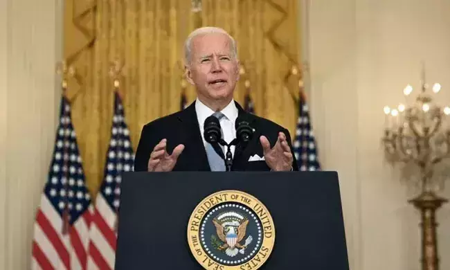 അഫ്ഗാനിൽ നിന്ന് പിന്മാറാനുള്ള തീരുമാനത്തിൽ കുറ്റബോധമില്ല; താലിബാന് ബൈഡന്റെ മുന്നറിയിപ്പ് അഫ്ഗാനിൽ നിന്ന് പിന്മാറാനുള്ള തീരുമാനത്തിൽ കുറ്റബോധമില്ല; താലിബാന് ബൈഡന്റെ മുന്നറിയിപ്പ്