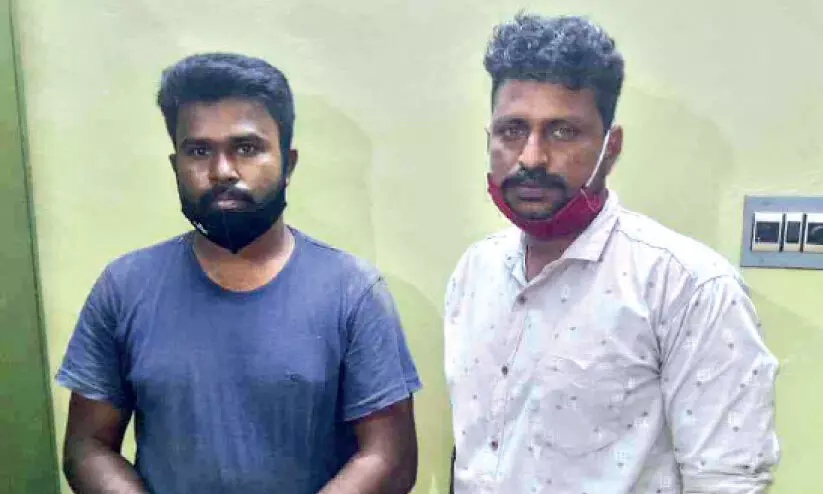 625 കിലോ ചന്ദനവുമായി രണ്ട് പേർ അറസ്​റ്റിൽ