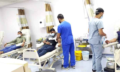 ​െഎ.സി.​എ​ഫ് മ​ക്ക സെ​ൻ​ട്ര​ൽ ക​മ്മി​റ്റി ര​ക്ത​ദാ​നം ന​ട​ത്തി