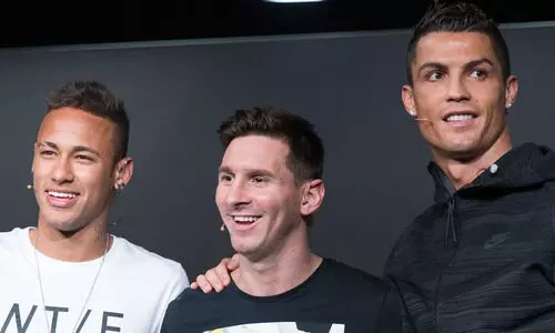 Neymar-Lionel Messi-Cristiano Ronaldo