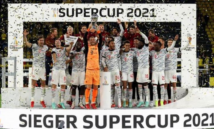 ഡോർട്മണ്ടിനെ മുക്കി ജർമൻ സൂപർ കപ്പിൽ മുത്തമിട്ട് ബയേൺ ഡോർട്മണ്ടിനെ മുക്കി ജർമൻ സൂപർ കപ്പിൽ മുത്തമിട്ട് ബയേൺ