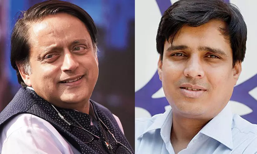 കേരളത്തെ ഭീകരതയുടെ കേന്ദ്രമാക്കി ചിത്രീകരിക്കാൻ തരൂരിന്‍റെ ട്വീറ്റ്​ ഉദ്ധരിച്ച്​ ബി.ജെ.പി നേതാവ്​; വ്യാഖ്യാനിച്ച്​ തരൂർ