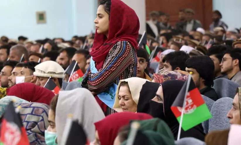 സ്ത്രീ അവകാശങ്ങൾ സംരക്ഷിക്കണമെന്ന് താലിബാനോട് അഭ്യർഥിച്ച് രാജ്യങ്ങൾ സ്ത്രീ അവകാശങ്ങൾ സംരക്ഷിക്കണമെന്ന് താലിബാനോട് അഭ്യർഥിച്ച് രാജ്യങ്ങൾ