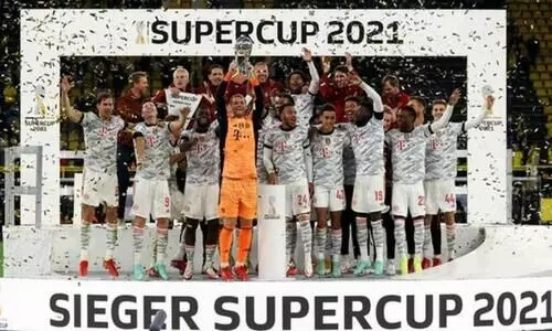 ഡോർട്​മണ്ടിനെ മുക്കി ജർമൻ സൂപർ കപ്പിൽ മുത്തമിട്ട്​ ബയേൺ