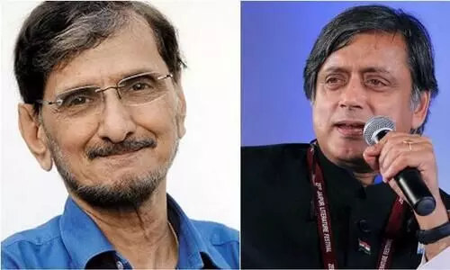 അവർ സംസാരിച്ചത്​ മറ്റേതോ ഭാഷ; നിങ്ങളെന്തിനാണ്​ മലയാളത്തെ അതിലേക്ക്​ വലിച്ചിഴക്കുന്നത്​ ? തരൂരിന്​ മറുപടിയുമായി എൻ.എസ്​.മാധവൻ