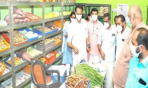 ഓ​ണ​സ​മൃ​ദ്ധി ജി​ല്ല​ത​ല ഉ​ദ്ഘാ​ട​നം  പഴം–പച്ചക്കറി വിപണി ഉണർന്നു