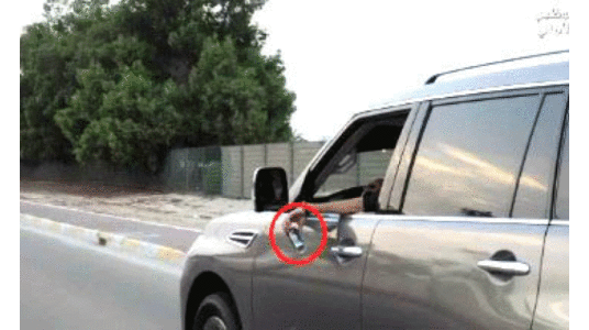 റോഡിൽ മാലിന്യം വലിച്ചെറിഞ്ഞ 170 ഡ്രൈവർമാർക്ക് 1000 ദിർഹം പിഴ