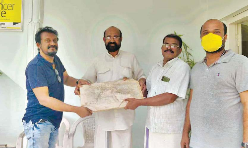 രവിവർമയുടെ കല്ലച്ച് ഇനി മ്യൂസിയത്തിൽ